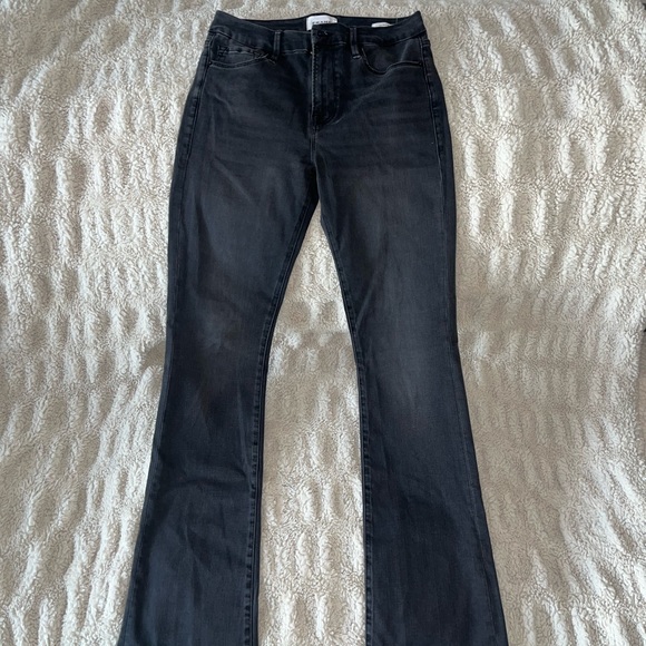 Frame Denim Denim - Frame Denim Black Flare Jeans